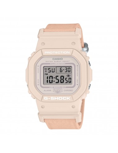 Casio G-Shock Peach Pink Canvas Womens Watch GMDS5600CT-4 la chaussure