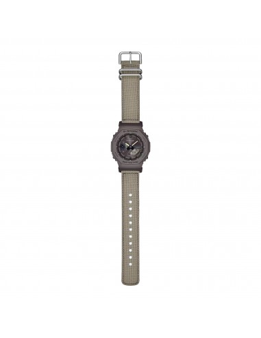 Casio G-Shock Brown Natural Textile Solar Bluetooth CasiOak GAB2100CT-5A Watch outlet