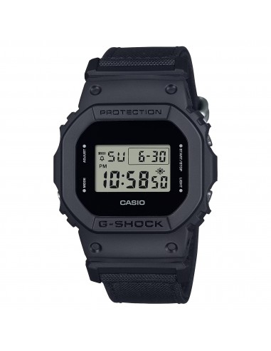 CASIO G-SHOCK DW5600BCE-1 Utility Black w/ Cordura Eco Band Watch en ligne