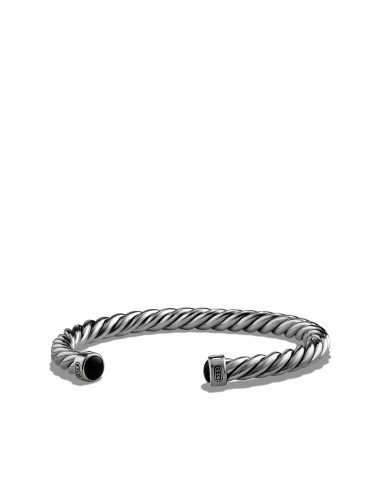 David Yurman Men's Cuff Bracelet with Black Onyx france