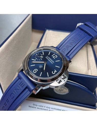 Pre-owned Panerai PAM01085 Blu Mare Blue Limited Steel Watch 44mm livraison gratuite