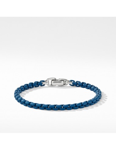 David Yurman Men's 5MM Box Chain Bracelet in Blue d'Europe débarque