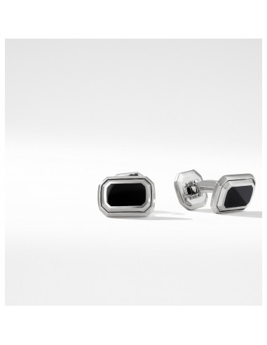 David Yurman Men's Deco Cufflinks with Black Onyx Toutes les collections ici