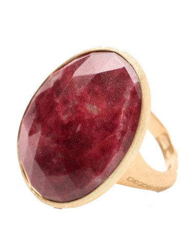 Marco Bicego Lunaria 18K Yellow Gold Cocktail Ring With Thulite acheter