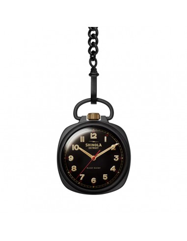 Shinola The Elijah McCoy Mechanic Pocket Watch 45mm Limited Edition les ligaments