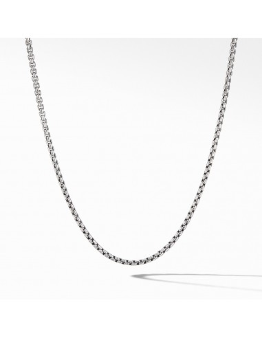 David Yurman Men's Chain Necklace Small Box 2.7MM Voir les baskets