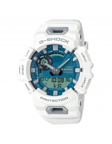 Casio G-Shock StepTracker Analog-Digital Blue White Watch GBA900CB-7A Jusqu'à 80% De Réduction