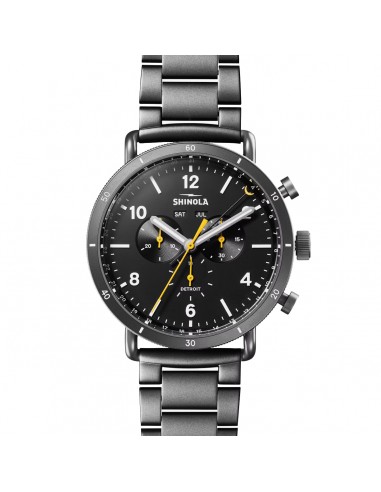 Shinola 45MM Canfield Sport Gunmetal 45mm Watch S0120224031 store