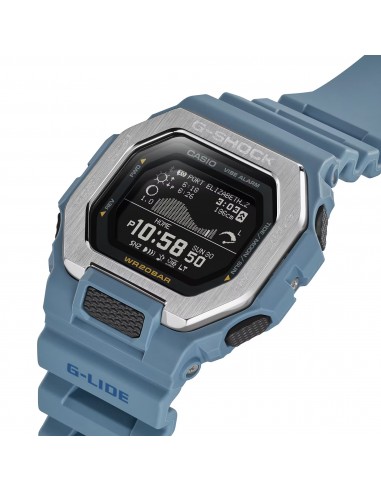 Casio G-SHOCK G-LIDE GBX100-2A Blue Neutral Surf Surfer Men's Tide Watch Paris Déstockage Promo