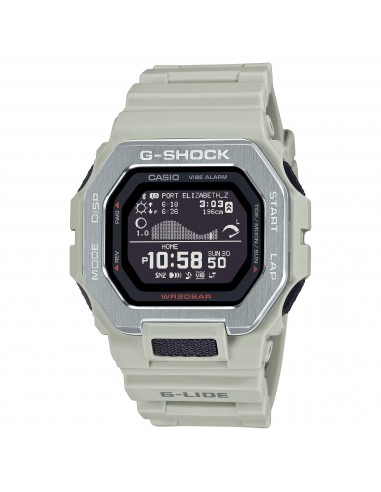 Casio G-SHOCK G-LIDE GBX100-8 Neutral Sand Surf Surfer Men's Tide Watch Dans la société mordern