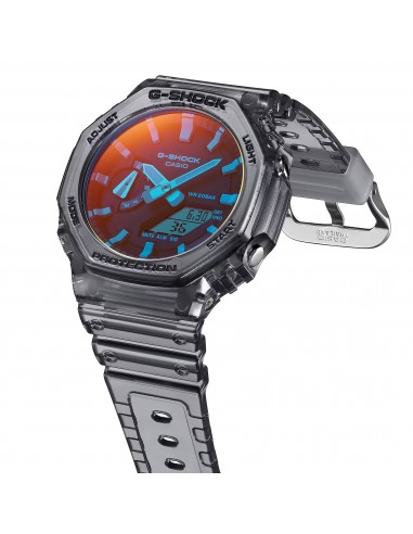 Casio G-Shock CasiOak Beach Time Lapse Orange Watch GA2100TLS-8A votre