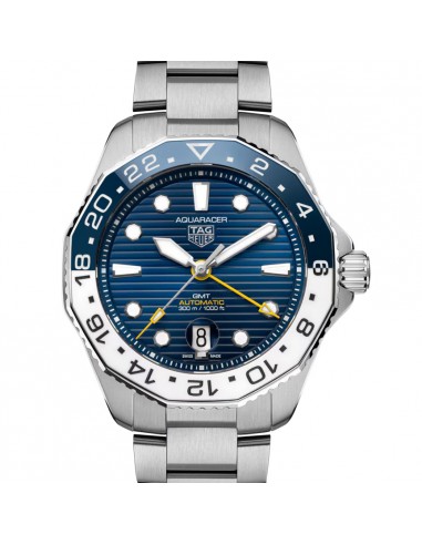 Pre-owned TAG Heuer Automatic 300 GMT Blue White Watch WBP2010.BA0632 Voir les baskets