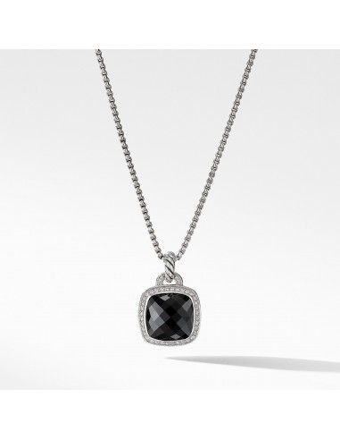 David Yurman Albion 18MM Pendant with Black Onyx and Diamonds Venez découvrir notre 