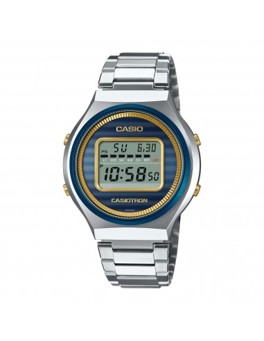 Casio Casiotron 50th Anniversary Bluetooth Solar Watch TRN50SS-2A Blue Gold outlet