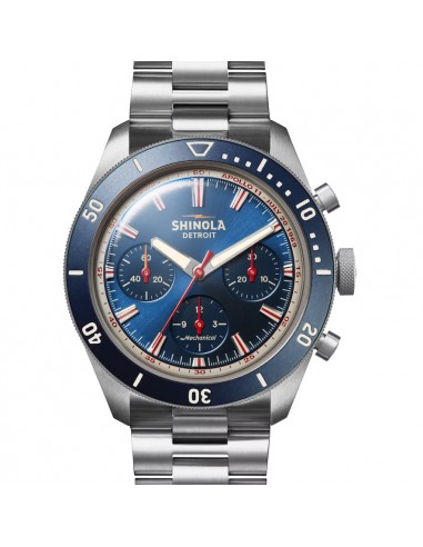 Shinola Mooncraft Monster Apollo 11 Sea Blue Chrono 43mm Watch Limited Comparez plus de prix