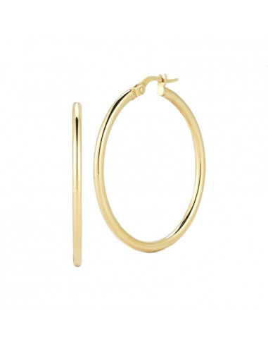 Roberto Coin 18k Yellow Gold 35MM Round Hoop Earrings Pre-owned meilleur choix