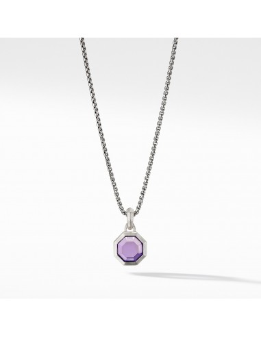 David Yurman Cable Collectibles Octagon Cut Amulet with Amethyst 50-70% off 