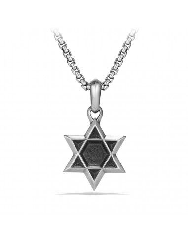 David Yurman Men's Petrvs Star of David Amulet pas cher 