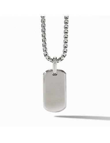 David Yurman Gents Streamline Tag in Silver en ligne des produits 