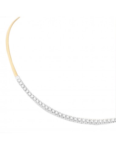 Marco Bicego 18K Yellow Gold Single Strand Coil Collar with Diamond Bar Le MVP de beaucoup