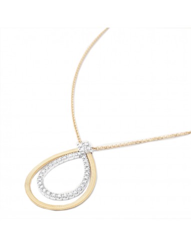 Marco Bicego 18K Yellow Gold Masai Pendant Necklace with Diamonds votre