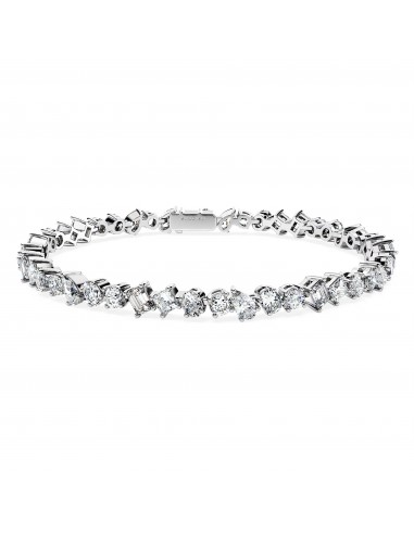 Swarovski Diamond Galaxy Tennis Bracelet 14K White Gold 5.00 Carats Comment ça marche