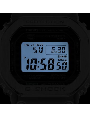 CASIO G-SHOCK GMWB5000D-3 Bluetooth Green Full Metal Solar Square Watch Steel meilleur choix