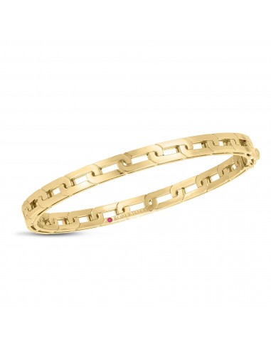 Roberto Coin 18K Yellow Gold Slim Navarra Bangle Bracelet 50% de réduction en Octobre 2024