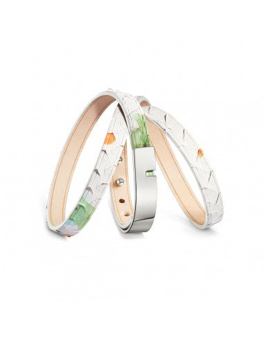 Bracelet python blanc spring | U'TURN Economisez 