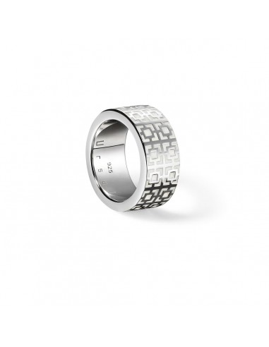 Bague femme argent, MONOGRAMME basket pas cher