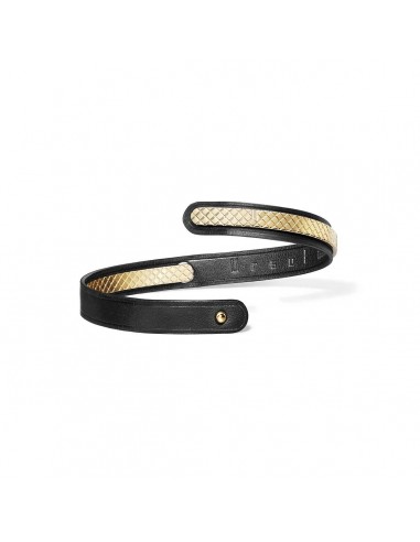 Bracelet cuir or | URAEUS.8 online