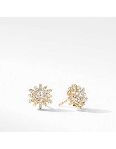 David Yurman Starburst Small Stud Earrings in 18K Yellow Gold with Pave Diamonds sélection de produits