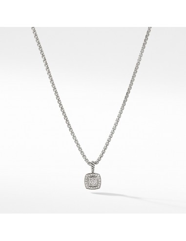 David Yurman Albion 11MM Petite Pendant with Diamonds on Chain pas cheres