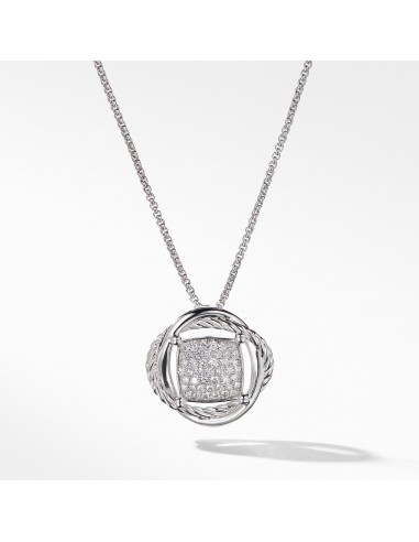 David Yurman Infinity Small Pendant Necklace with Diamonds Dans la société mordern